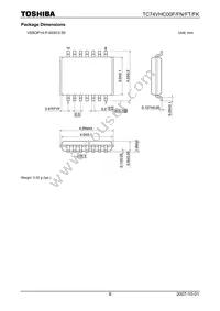 TC74VHC00FTELM Datasheet Page 8