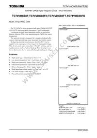 TC74VHC08FTELM Datasheet Cover