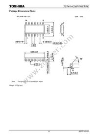 TC74VHC08FTELM Datasheet Page 6