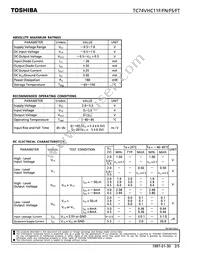 TC74VHC11FTELM Datasheet Page 2