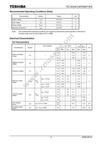 TC74VHC14FT(EK2 Datasheet Page 3