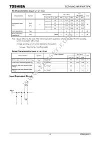 TC74VHC14FT(EK2 Datasheet Page 4