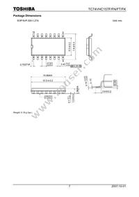 TC74VHC157FTEL Datasheet Page 7