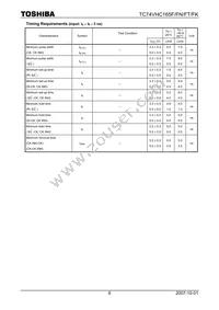 TC74VHC165FTELM Datasheet Page 6
