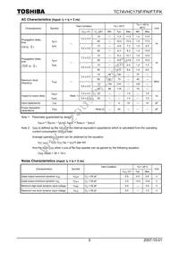 TC74VHC175FTEL Datasheet Page 5