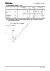 TC74VHC21FTELM Datasheet Page 4
