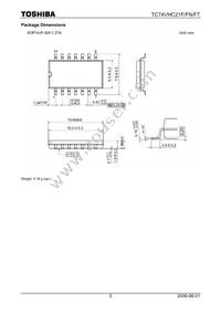 TC74VHC21FTELM Datasheet Page 5