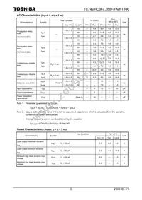 TC74VHC367FTEL Datasheet Page 5