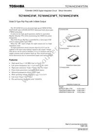 TC74VHC374FTELM Datasheet Cover