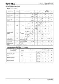TC74VHC374FTELM Datasheet Page 4