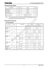 TC74VHC4040FT(EL Datasheet Page 4