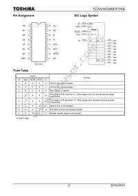 TC74VHC595FTELM Datasheet Page 2