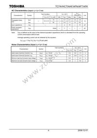 TC74VHCT04AFTEL Datasheet Page 4