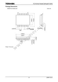 TC74VHCT04AFTEL Datasheet Page 8