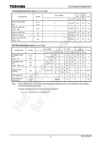 TC74VHCT74AFTEL Datasheet Page 4