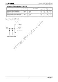 TC74VHCU04FTEL Datasheet Page 4