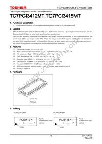 TC7PCI3412MT,LF Cover