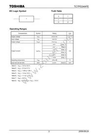 TC7PG34AFE(TE85L Datasheet Page 2