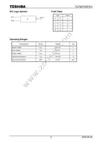 TC7SET00FU Datasheet Page 2