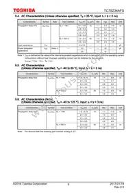 TC7SZ34AFS Datasheet Page 6