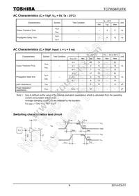 TC7W34FK(TE85L) Datasheet Page 4