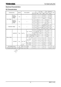TC7WH14FU(TE12L) Datasheet Page 3