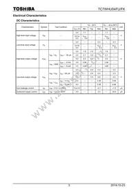 TC7WHU04FU(TE12L) Datasheet Page 3