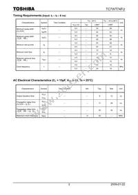 TC7WT74FUTE12LF Datasheet Page 3