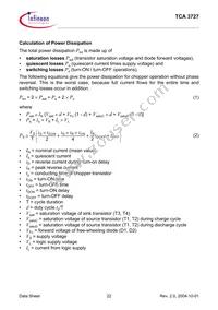 TCA3727NKLA1 Datasheet Page 22