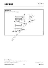 TCA965B Datasheet Page 17