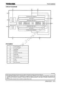 TCD1205DG(8Z Datasheet Page 2