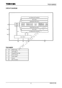 TCD1305DG(8Z Datasheet Page 2