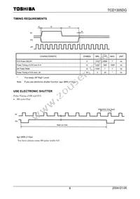 TCD1305DG(8Z Datasheet Page 8