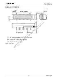 TCD1305DG(8Z Datasheet Page 13