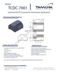 TCDC-7001 Datasheet Page 2