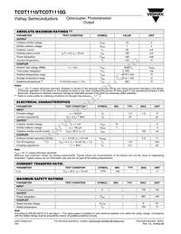 TCDT1110G Datasheet Page 2