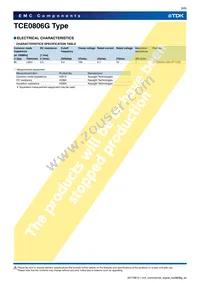 TCE0806G-900-2P Datasheet Page 6