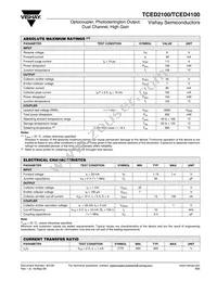 TCED4100 Datasheet Page 2