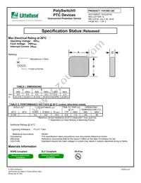 TCF250-120 Datasheet Cover