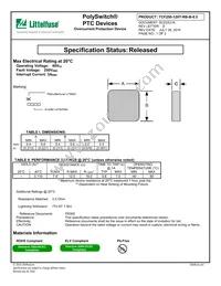 TCF250-120T-RB-B-0.5 Datasheet Cover