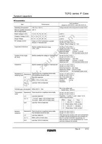 TCFGP1E105M8R Datasheet Page 3