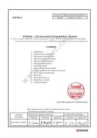TCG104SVLQAPFA-AA20 Datasheet Cover