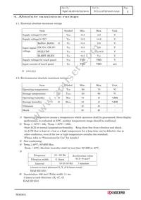 TCG121SVLPAAFA-AA20 Datasheet Page 5