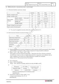 TCG121XGLP*PFA-AA*39 Datasheet Page 5