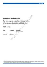 TCM0806T-060-2P-T200 Datasheet Cover