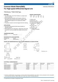 TCM1210G-900-2P-T200 Datasheet Cover