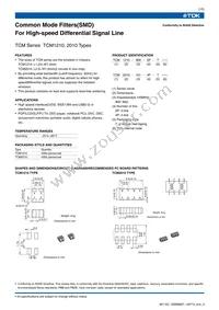 TCM2010-261-4P-T Datasheet Cover