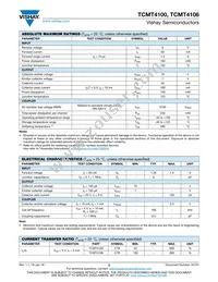 TCMT4100 Datasheet Page 2