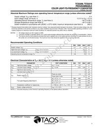 TCS3200D-TR Datasheet Page 3