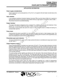 TCS3200D-TR Datasheet Page 7